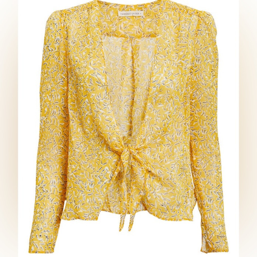 The East Order Yellow Blouse